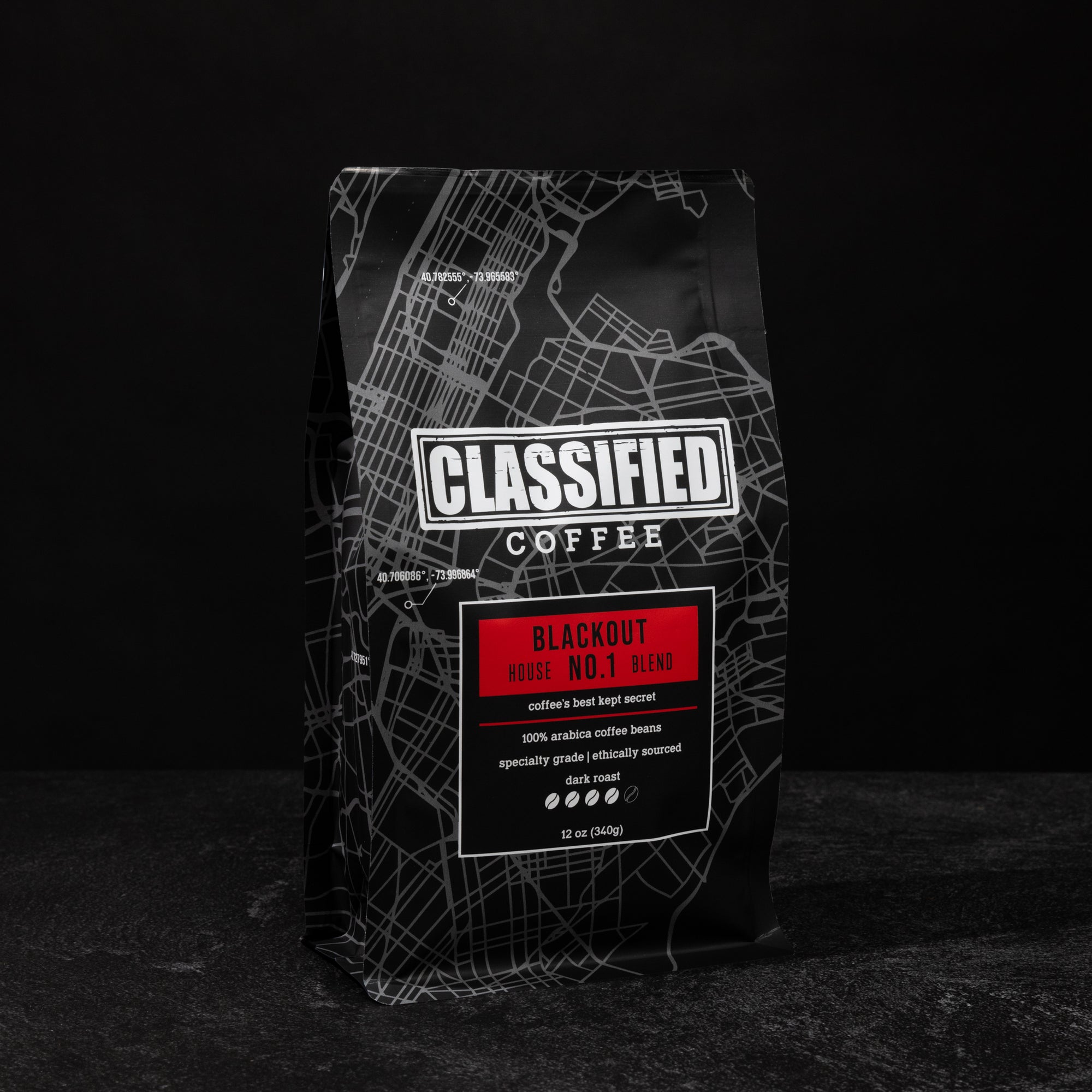 Classified Coffee Co. Blackout Blend Dark Roast
