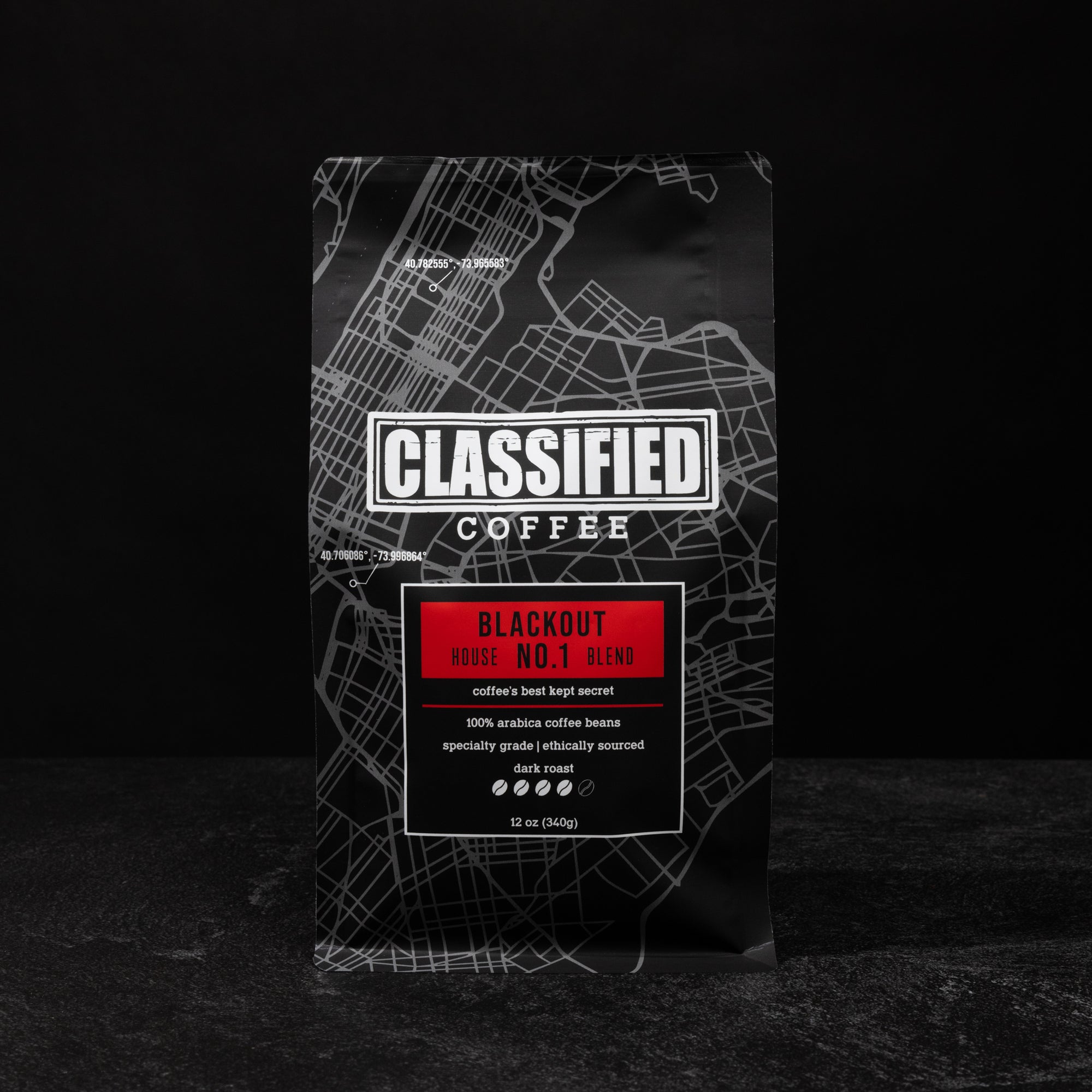 Classified Coffee Co. Blackout Blend Dark Roast